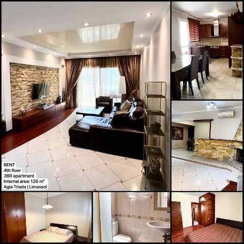 1800 EUR · аренда · apartment · 3 комнаты · 126 m² · #9800 | MyProperties Cyprus