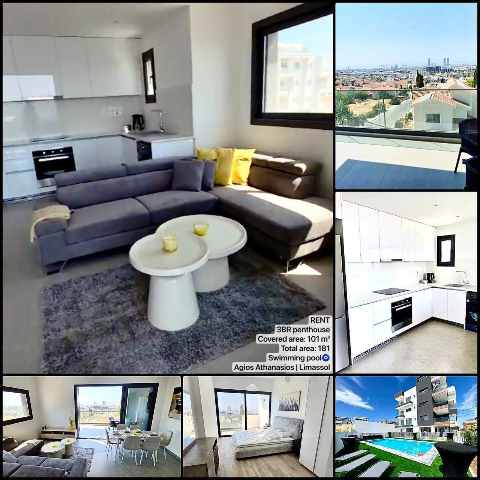 3500 EUR · ενοικίαση · penthouse · 3 δωμάτια · 101 m² · #9852 | MyProperties Cyprus