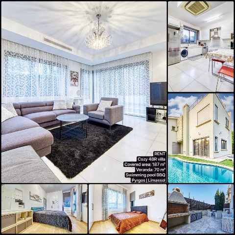 6500 EUR · ενοικίαση · house · 4 δωμάτια · 187 m² · #9980 | MyProperties Cyprus
