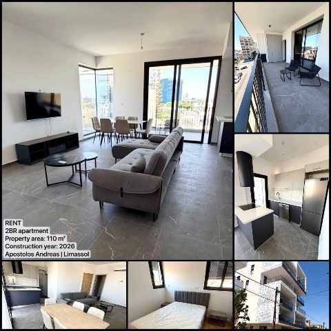 2000 EUR · аренда · apartment · 2 комнаты · 110 m² · #10182 | MyProperties Cyprus