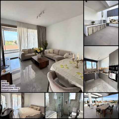 3800 EUR · аренда · penthouse · 3 комнаты · 119 m² · #10195 | MyProperties Cyprus