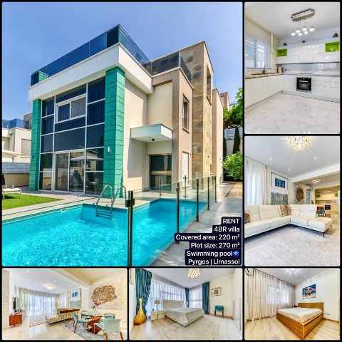 6500 EUR · аренда · house · 4 комнаты · 220 m² · #10197 | MyProperties Cyprus