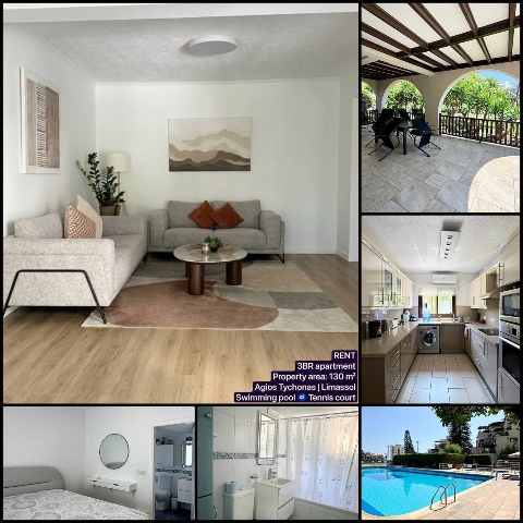 2500 EUR · аренда · apartment · 3 комнаты · 130 m² · #10198 | MyProperties Cyprus
