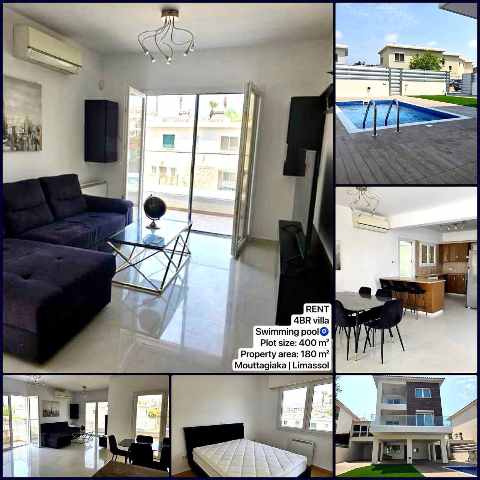 4250 EUR · аренда · house · 4 комнаты · 180 m² · #13054 | MyProperties Cyprus